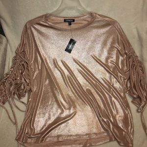 Rose gold shimmery top!💖